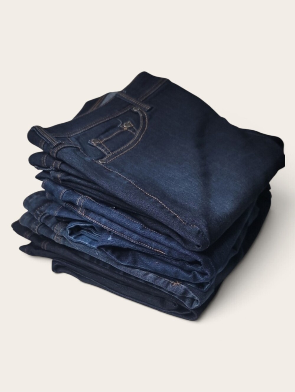 Women's Dark Blue Denim Jeans Lot 5 Pieces